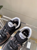 CC Sneaker In Black Mesh Fabric 145611