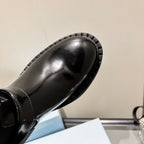 ANKLE BOOTS WITH STRAP IN BLACK CALFSKIN