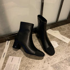 CC Ankle Boots 50mm Black Lambskin And Lycra Fabric 940057