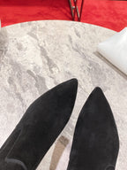 CL Eleonor High Heel Boots 85mm Suede Black
