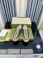 GG UNIQUE SNEAKER THICK-SOLE LEAD CANVAS