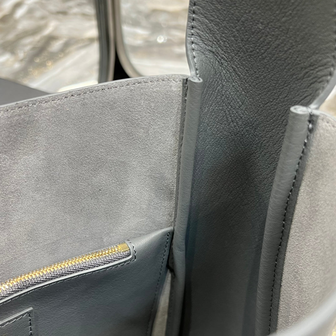 le 5a7 small 23 rock gray calfskin