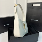 Le 5 a 7 24 White Lambskin Ghw