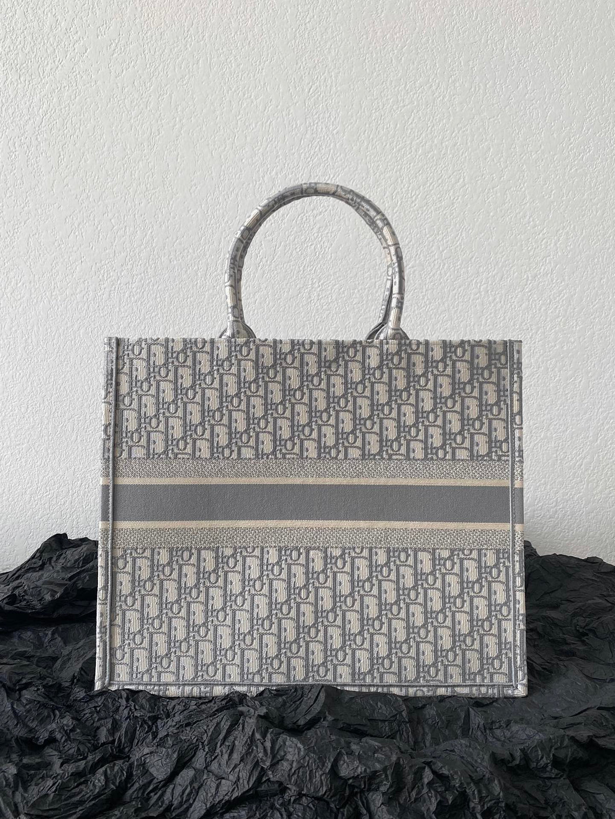 Large CD Book Tote 42cm Grey