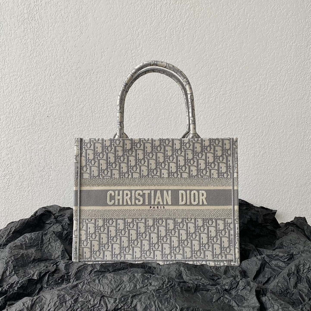Medium CD Book Tote 36cm Grey