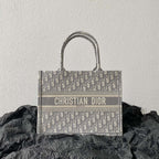 Medium CD Book Tote 36cm Grey