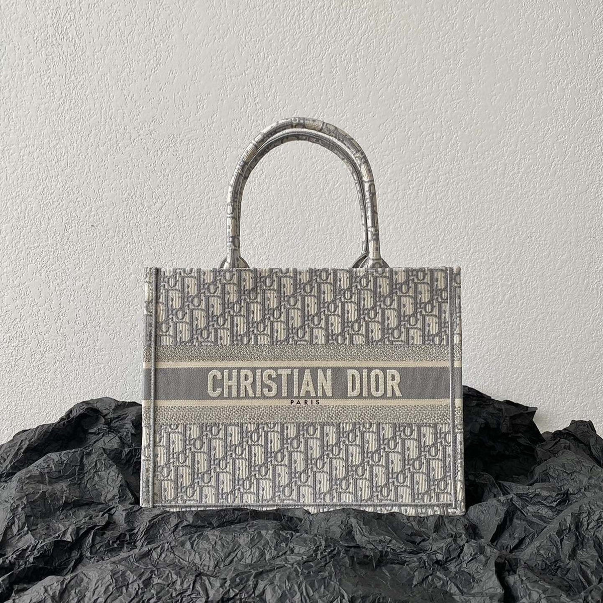 Medium CD Book Tote 36cm Grey