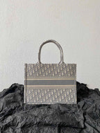Medium CD Book Tote 36cm Grey