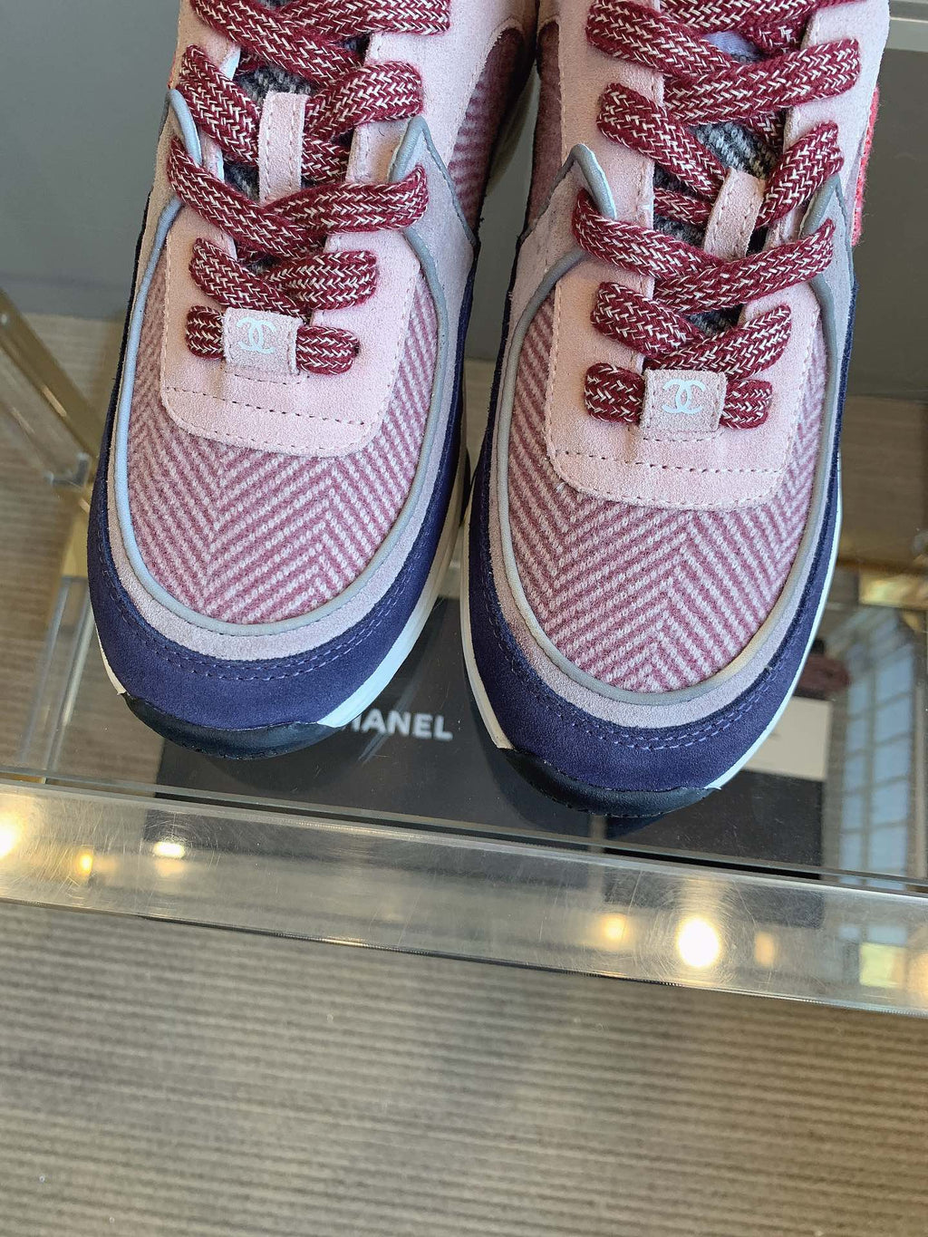 CC Sneaker In Multicolor Suede 145632