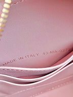 CARO 18 CAMERA BAG IN LIGHT PINK CALFSKIN