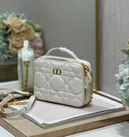 cd caro box 18 white calfskin