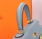 HM KELLY BAG 25 TEMPERED GRAY TOGO GOLD HARDWARE