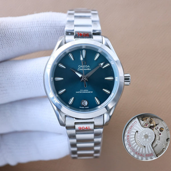 Omega Seamaster 34mm Silver Strap