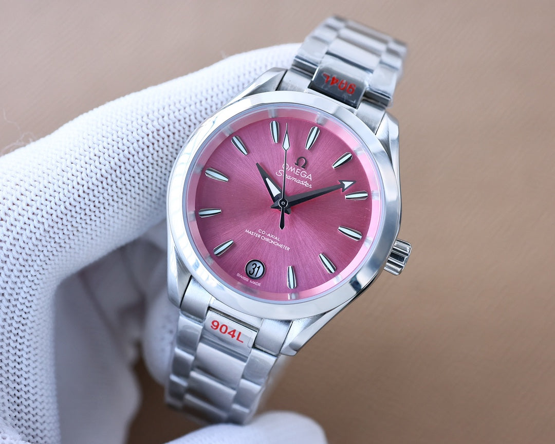 Omega Seamaster 34mm Silver Strap