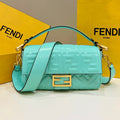 Baguette 27cm Tiffany Blue Lambskin Gold Hardware