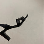 SLINGBACK ETERNITE 75CM BLACK LAMBSKIN AND CROCODILE LEATHER