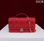 my cd mini 21 red lambskin
