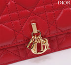 my cd mini 21 red lambskin