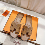 0RAN SANDAL CARAMEL LAMBSKIN ATTACH CRYSTALS