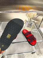 CHYPRE SANDAL CHERRY MIX JAM SUEDE