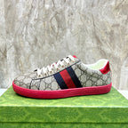 GG Men's ACE Sneaker Brown Red Canvas 525924