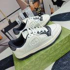 GG Men's MAC80 Sneaker White Black Cowhide 523623