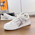 valenti low top vl7n white calfskin cream canvas