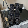 CC Ankle Boot Glitter Black
