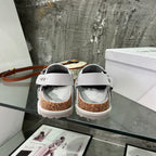 CD x Birkenstock Tokio Mule Grey White Felt Coth