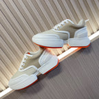 GIGA SNEAKER BEIGE MIX WHITE CALFSKIN