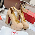 CL Platforms Movida Jane 130 mm Patent Leather Nude