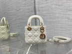 micro lady 12 white lambskin ghw