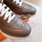 HM Bouncing Sneakers Chocolate Embossed Sheepskin 705796