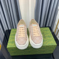 GG SNEAKER FLATFORM PASTEL PINK CANVAS