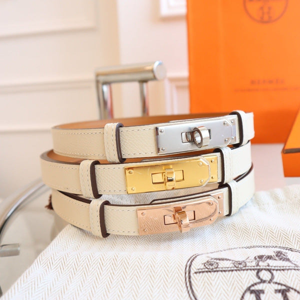 hm kelly belt 18mm cream epsom leather