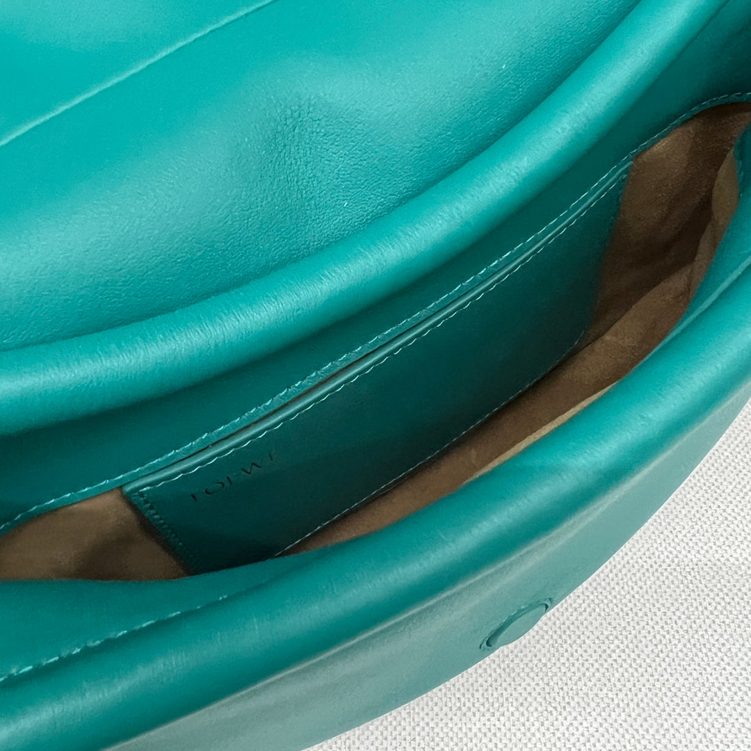 Loew Paseo Shoulder Bag 25cm Tropical Aqua Cowhide