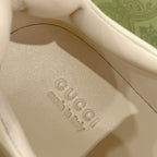 GG Rhyton Trainer Leather White Black