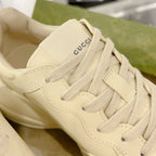 GG Rhyton Trainer Leather White Black