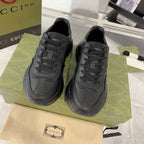 GG Rhyton Trainer Leather Black