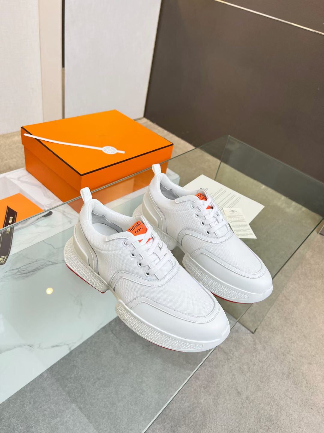 GIGA SNEAKER WHITE CALFSKIN