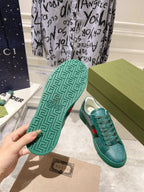 GG ACE GG SUPREME TRAINER OCEAN CALFSKIN