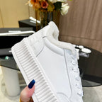 CC Sneaker White Cowhide With Fleece Lining 944563