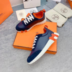 HM Bouncing Sneaker In Navy Blue Lambskin 106425