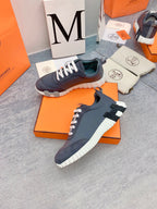 HM Bouncing Sneaker In Grey Lambskin 106433