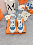 HM Bouncing Sneaker In Blue Denim Fabric 106453
