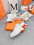HM Bouncing Sneaker In White Mesh Fabric 106463