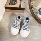 UGG Casual Sports Sneakers Grey White Suede Wool Rubber 512823