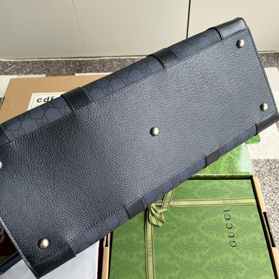 Gucci Bag 43 Blue Canvas 240004