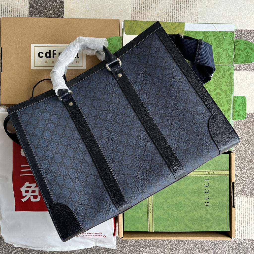 Gucci Bag 43 Blue Canvas 240004
