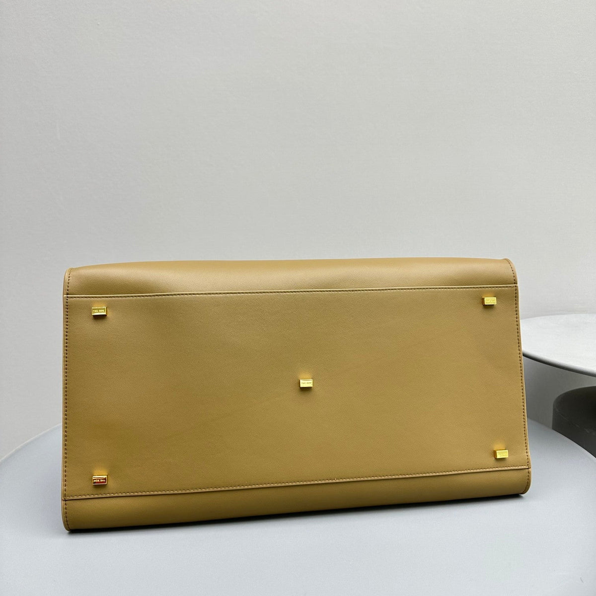 The Row Margaux 17 Camel Leather
